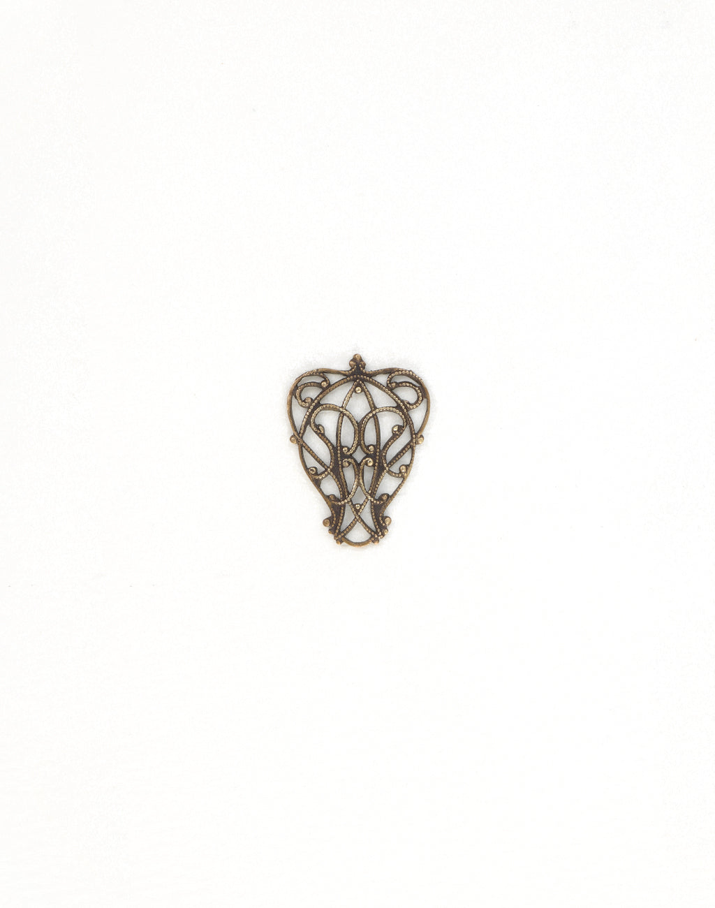 Lyrical Filigree, 23x12mm, (1pc)