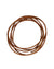 Saddle Tan Round Leather Cord, 1.5mm, (3ft)