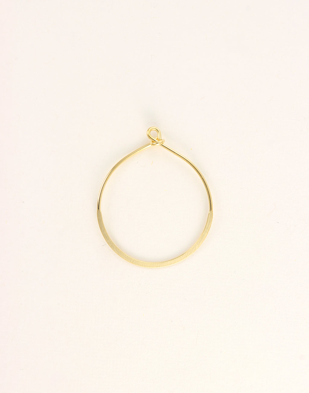 Flattened Hoop, 38x32mm, (1pc)