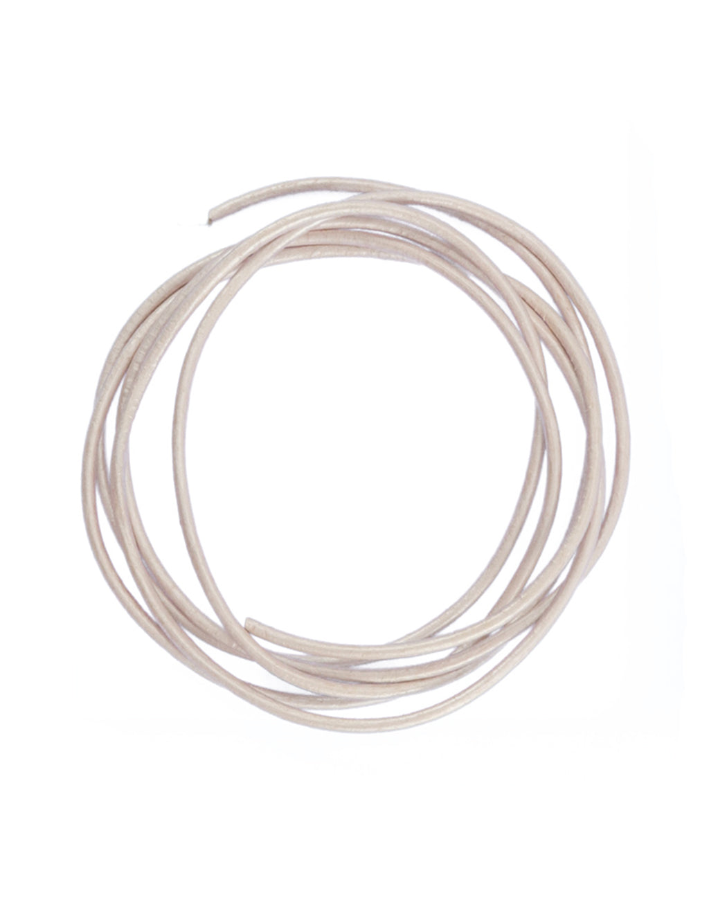 Metallic light pink cord