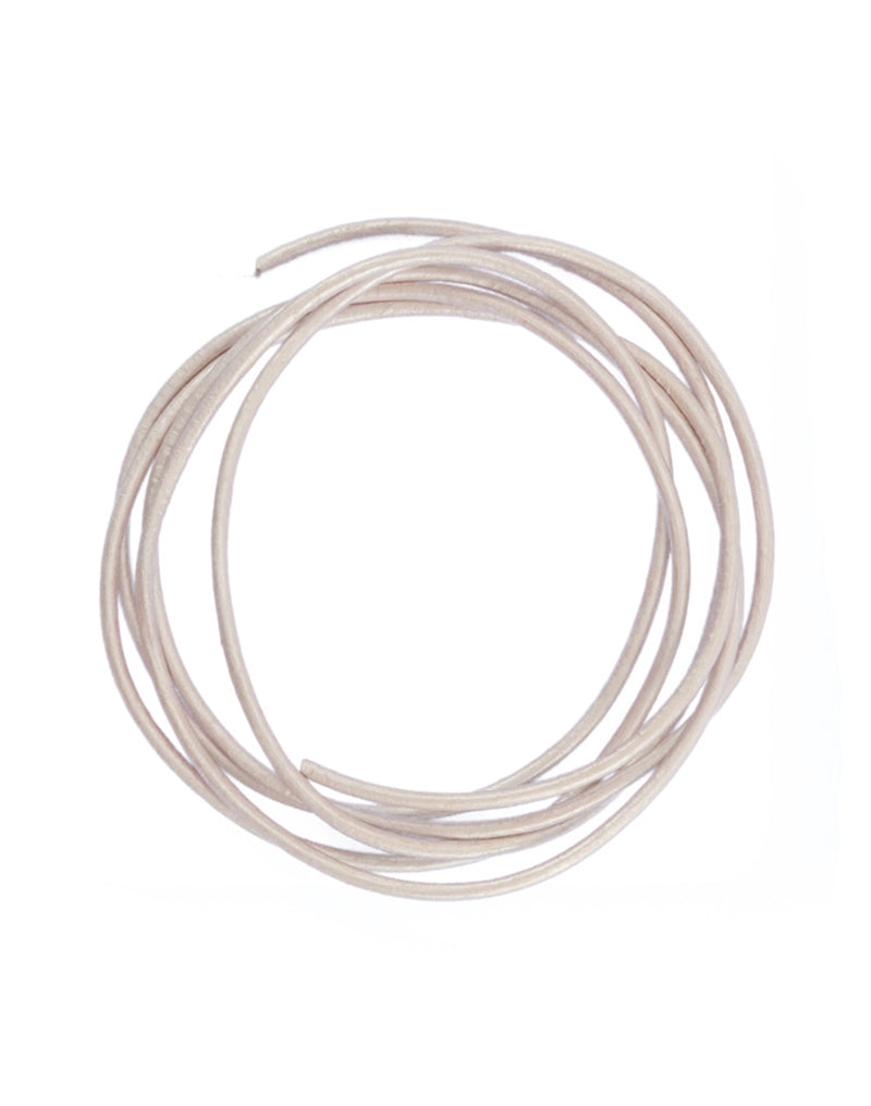 Metallic light pink cord