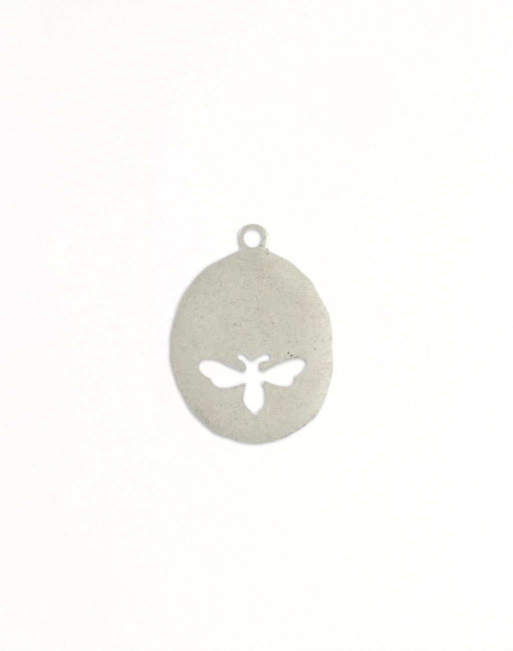 Organic Oval Bee Blank, 36x26mm, (1pc)