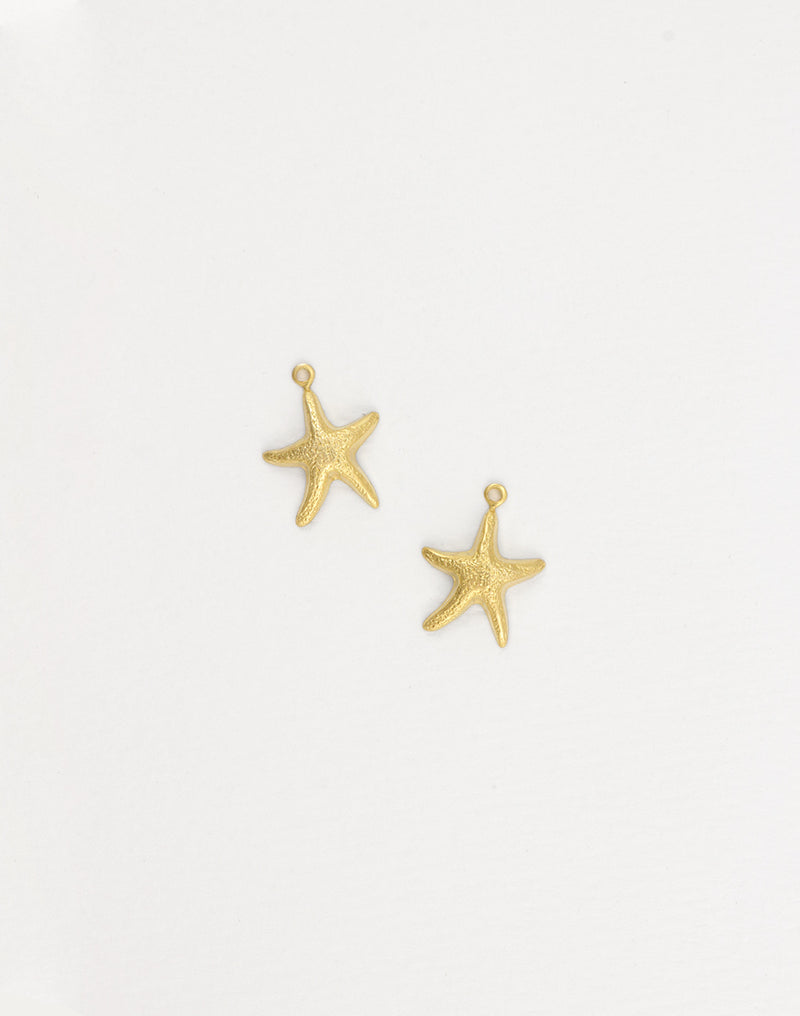 Tiny Starfish, 13x6mm, (2pc)