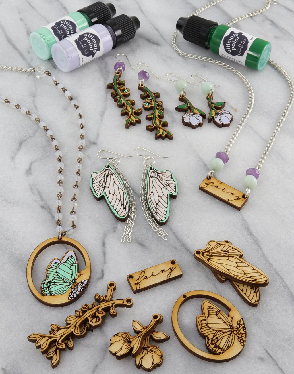 Fairy Wings, Jewelry Pop Outs (1 panel, 8pcs/ea)