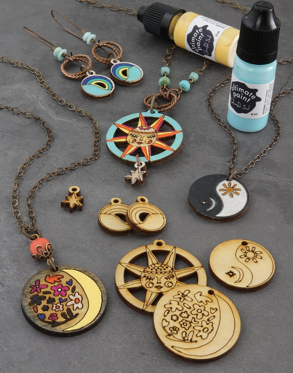 Daydream Believer, Jewelry Pop Outs (3 panels)