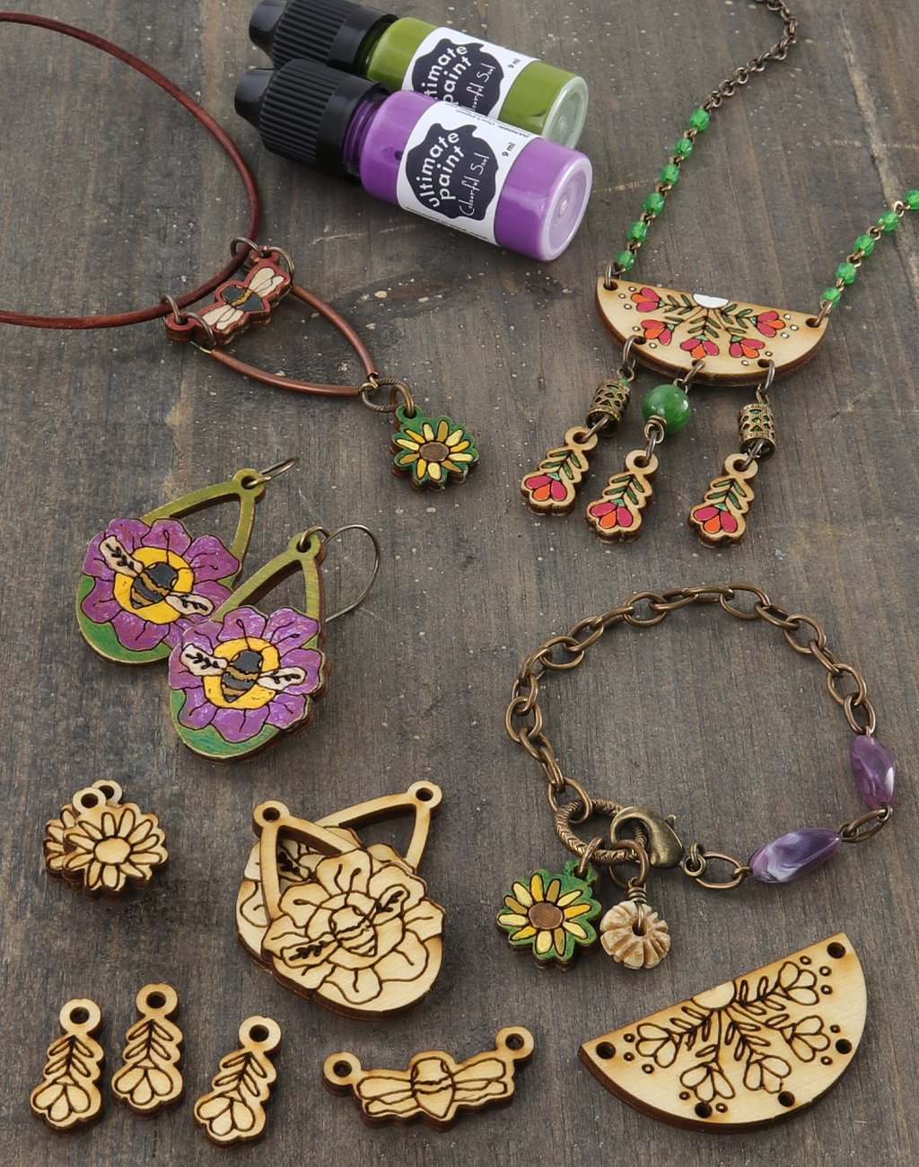 Daydream Believer, Jewelry Pop Outs (3 panels)