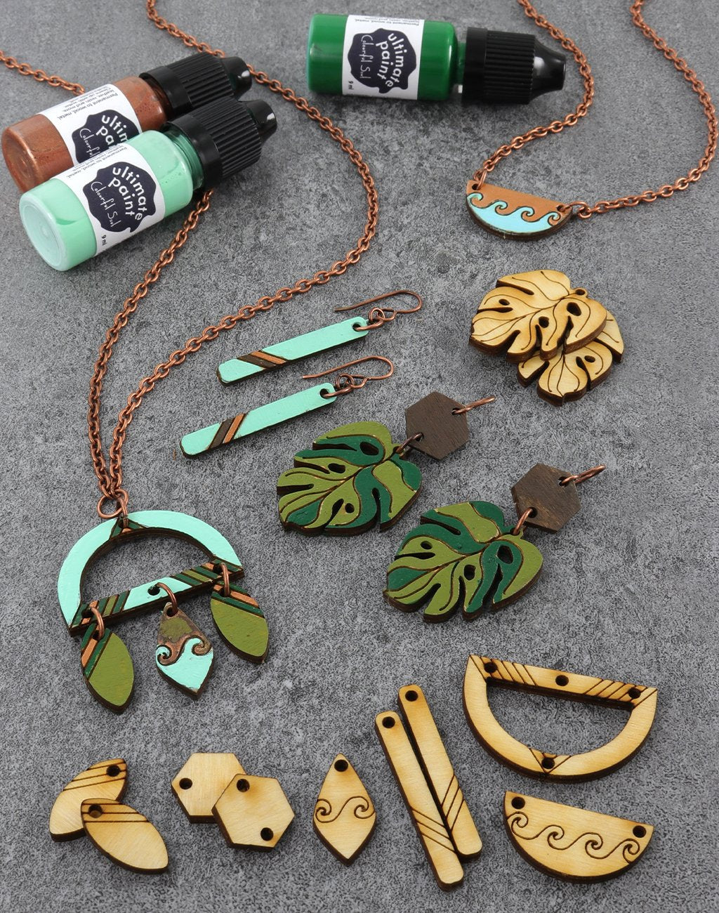 Modern Bohemian, Jewelry Pop Outs Set (3 panels)