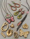 Butterfly Lilies, Jewelry Pop Outs (1 panel, 11pcs/ea)