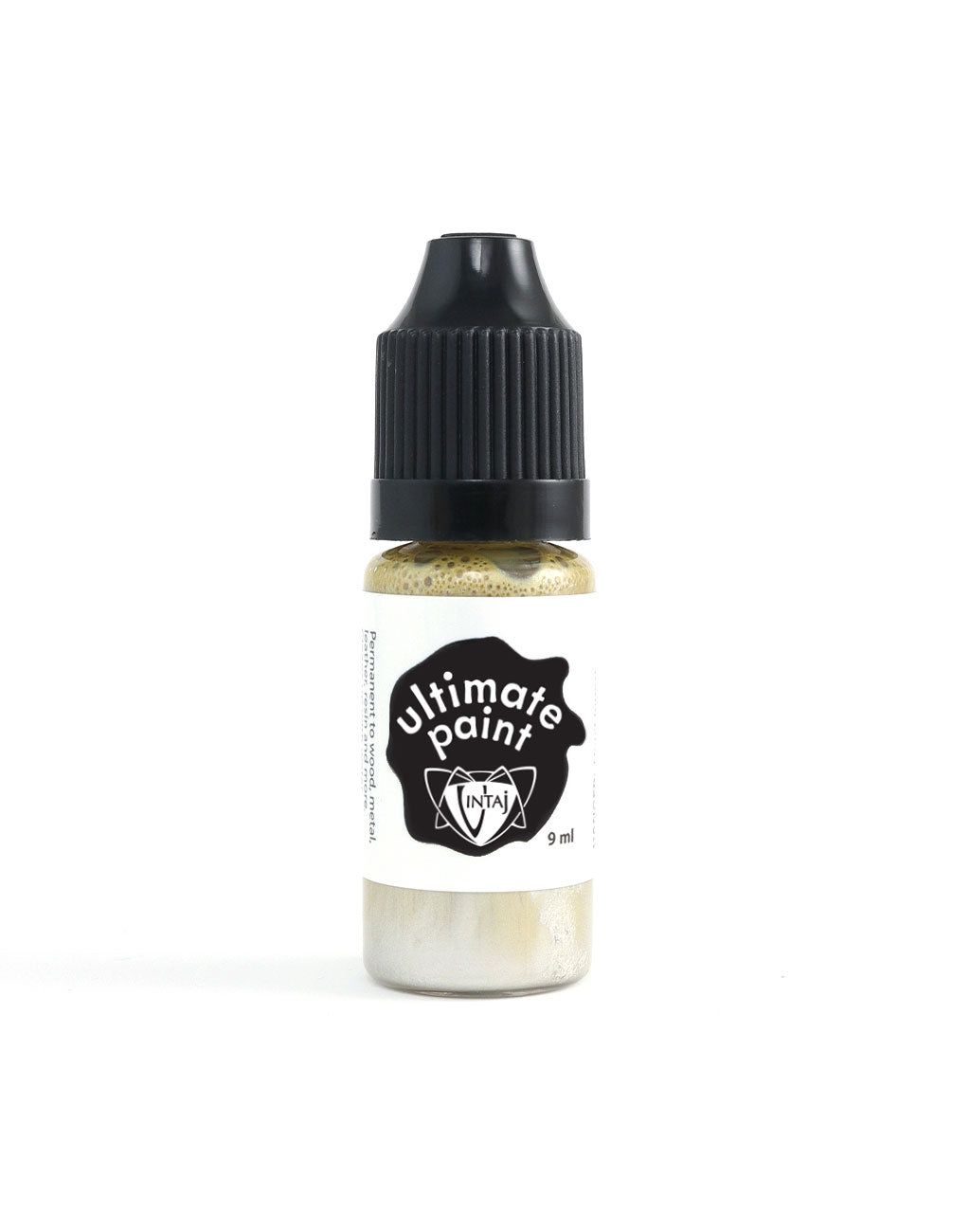 White-gold paint bottle